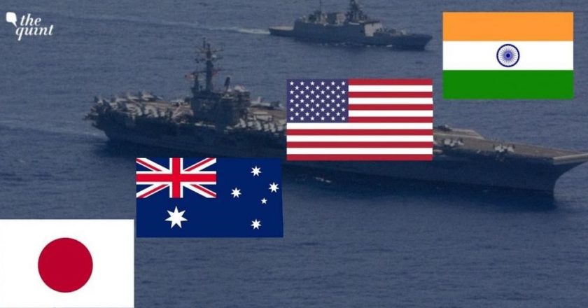 China against Consolidation of Quad