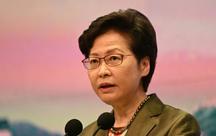 Hong Kong leader says city set to adopt China’s anti-sanctions law