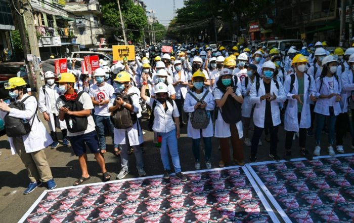 Myanmar’s strike holdouts maintain defiance of ‘wicked junta’