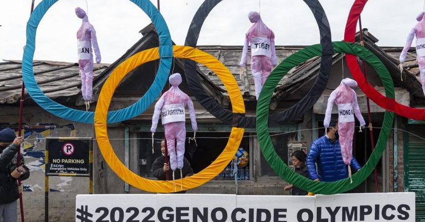 Broadcasters urged to cancel plans to cover Beijing Olympics