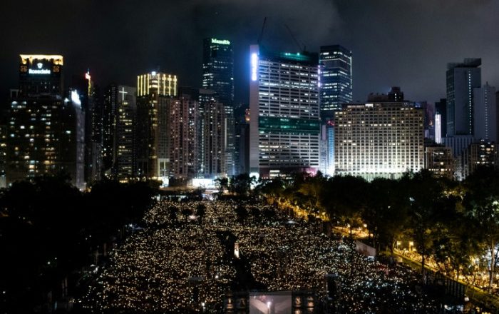 Hong Kong police arrest Tiananmen vigil organisers