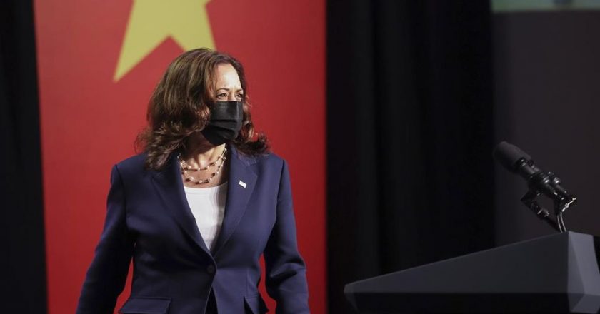 Harris says she urged Vietnam to free political dissidents