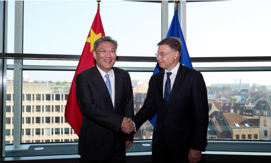 China and the EU show political determination to use talks to settle disputes on EV.