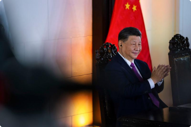 Xi takes over as the world’s champion of free trade in opposition to Trump.