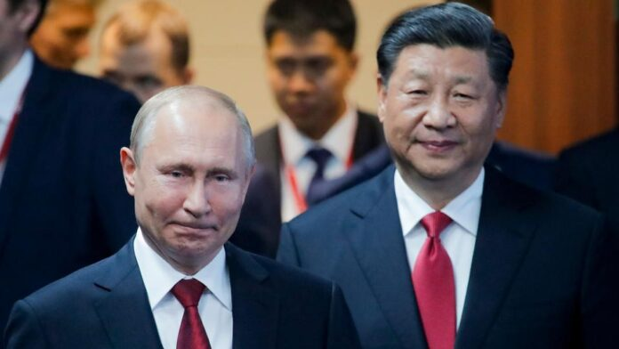 Xi tells Putin China will continue to promote peace talks in Ukraine crisis