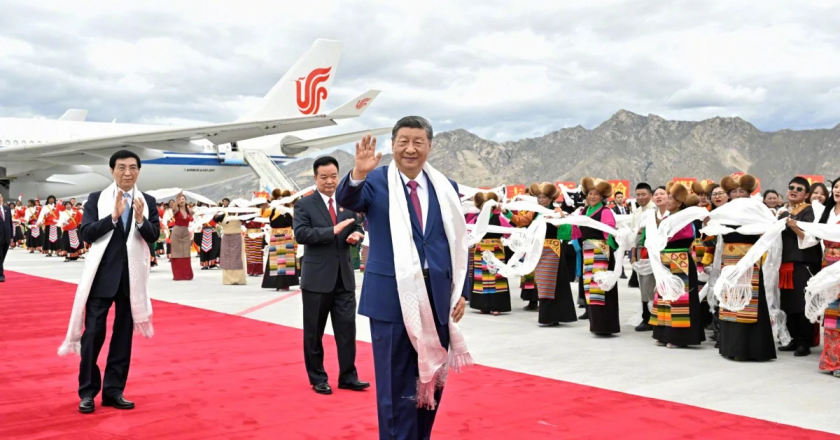 Chinese President Xi Jinping arrives in Tibet for landmark anniversary