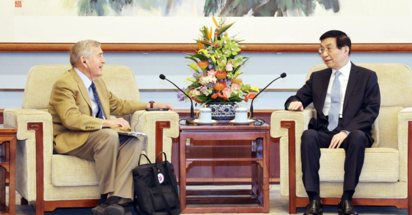 China’s top political advisor meets Harvard professor Graham Allison